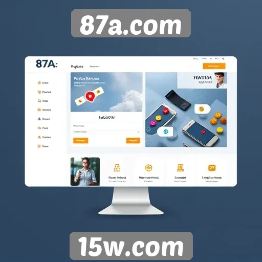 Interface amigável do 87a.com melhora experiência do usuário